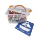 School Pack da 100 Pastelli a Cera + 6 Stencils