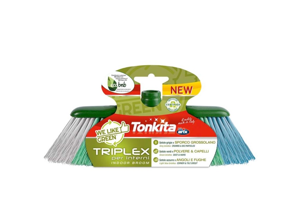 Scopa Ecologica per interni Triplo Filo