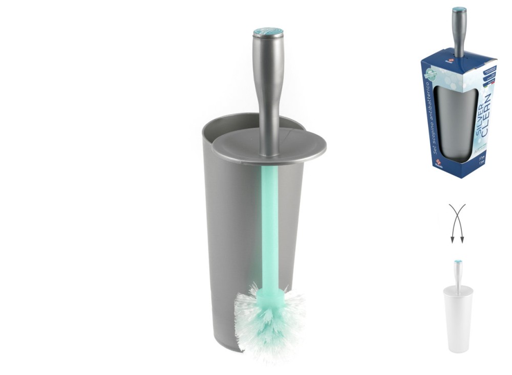 Scopino da Bagno per WC, con Trattamento Antibatterico