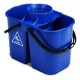 Secchio con 2 Scomparti, Colore Blu 0686251