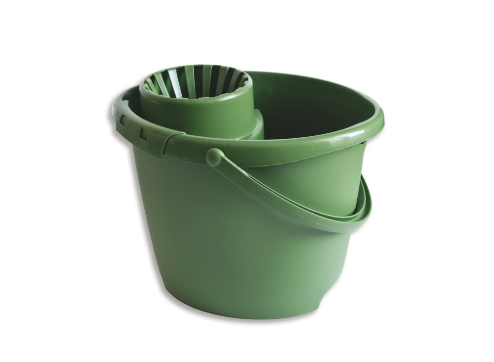 Secchio con Strizzatore Eco, in Plastica Riciclata