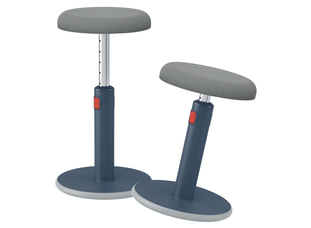 Sgabello Active Sit & Stand Ergo Cosy, Colore Grigio