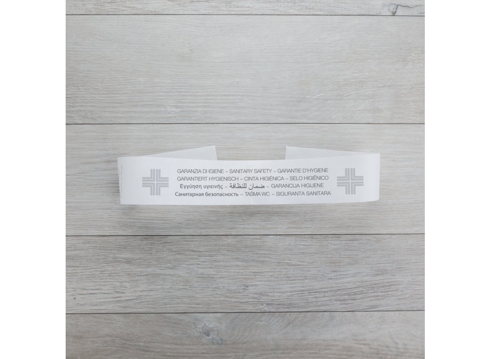 Sigillo di Igiene in Carta Bianca per Wc, 2000 Pezzi