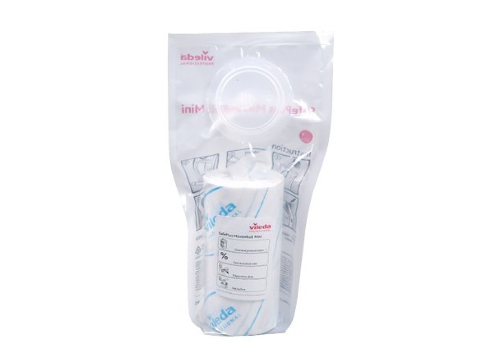 Sistema di Pulizia SafePlus con Secchiello a Chiusura Ermetica e Rotolo Panni Sigillato