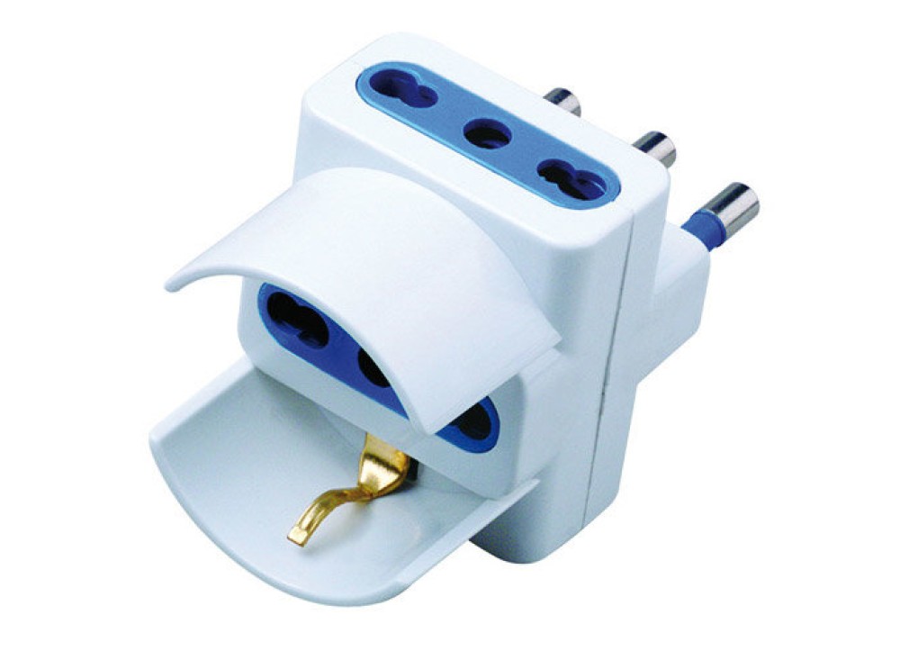 SPINA 2P.+T 16A/2 PRESE 10/16A/1 PRESA SCHUKO