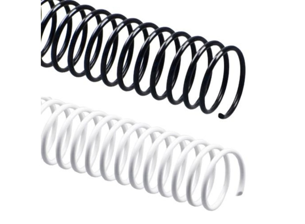 SPIRALI IN PLAST.COIL MM.20 BIANCO CF.50