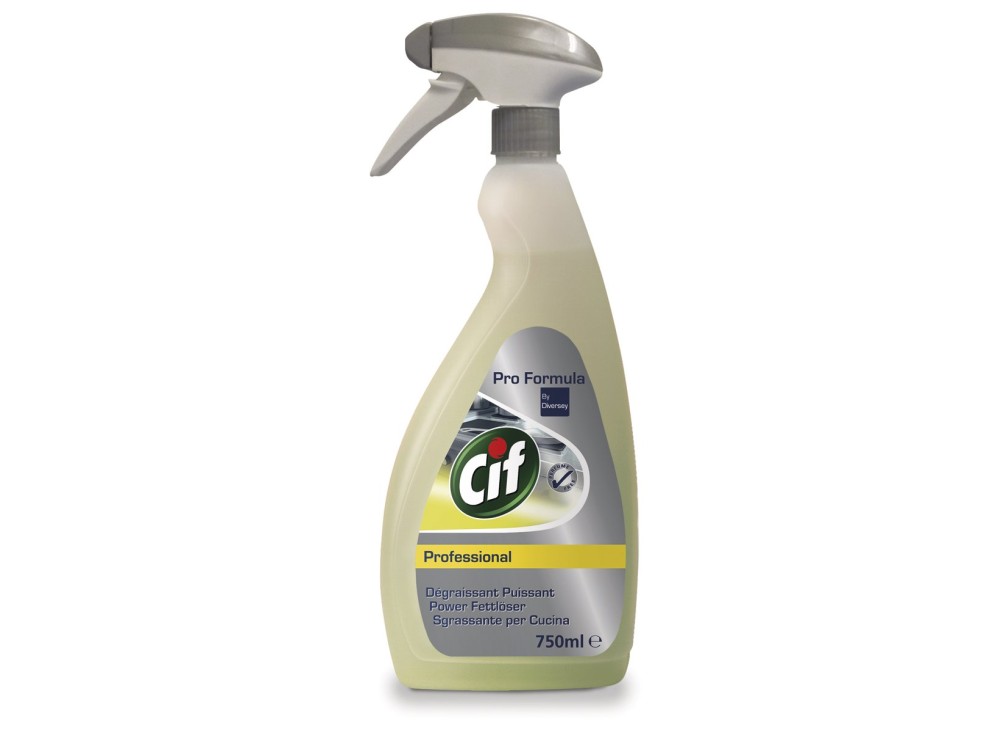 Spray Sgrassante Professionale Cif, in Flacone ml750 oppure Tanica da Lt 5