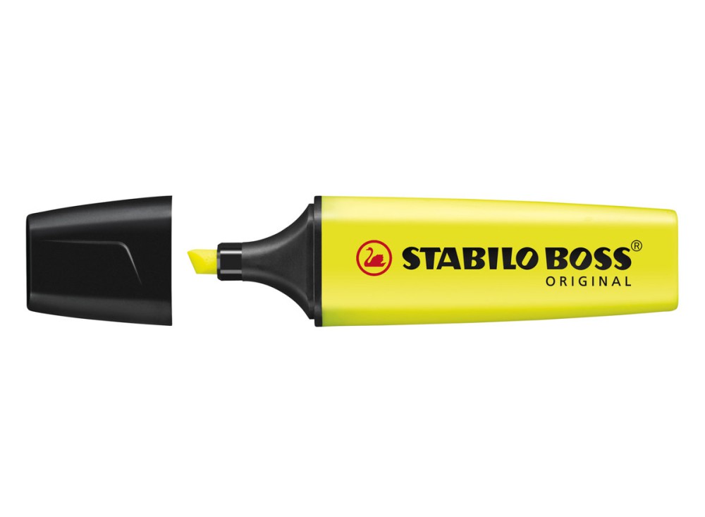 Stabilo® Boss Original, Evidenziatore, Punta a Scalpello, Spessore 2-5 mm., Colori Assortiti