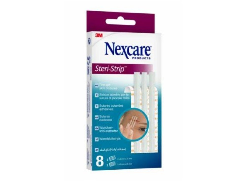 Strisce cutanee per suture Nexcare Steri-Strip, 8PZ EX50000209