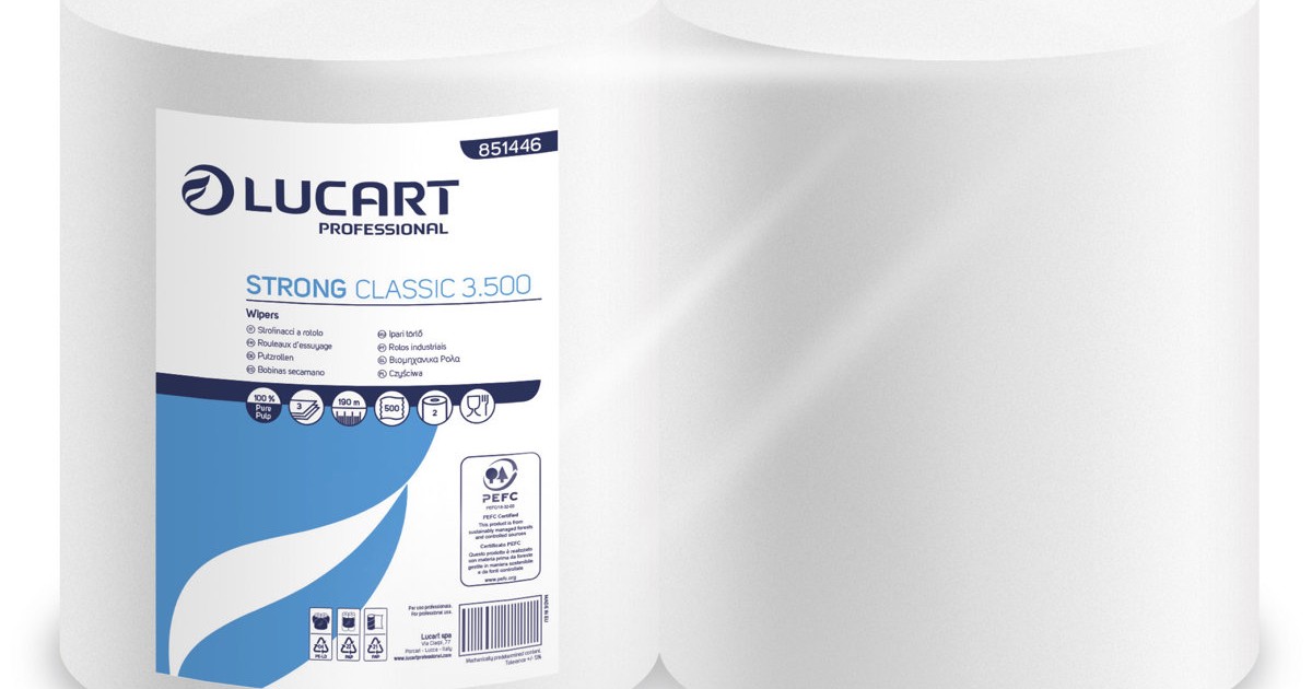 Asciugamani Di Carta Monouso Celtex Evo Prof - 100% Cellulosa, 3 Veli, 40x80 Cm, Confezione Da 50 Pezzi - 10