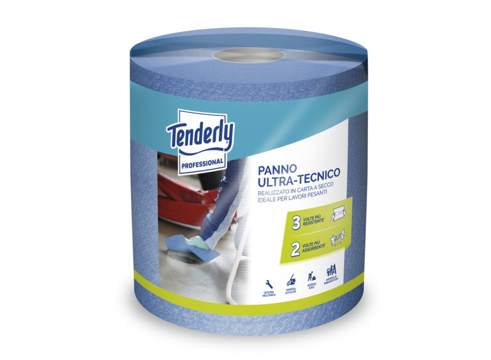 Strofinaccio Multiuso Ultra-Tecnico, Carta a Secco.