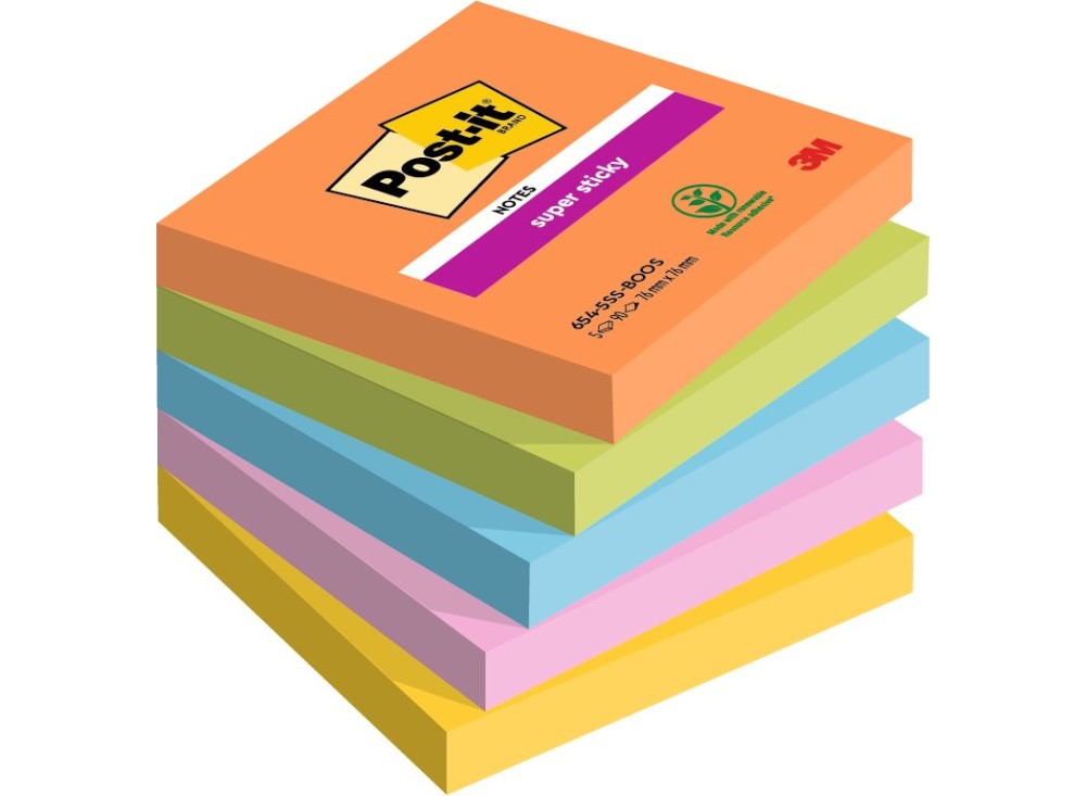 Super Sticky Boost, 5 Blocchetti, Varie Dimensioni EX10008883