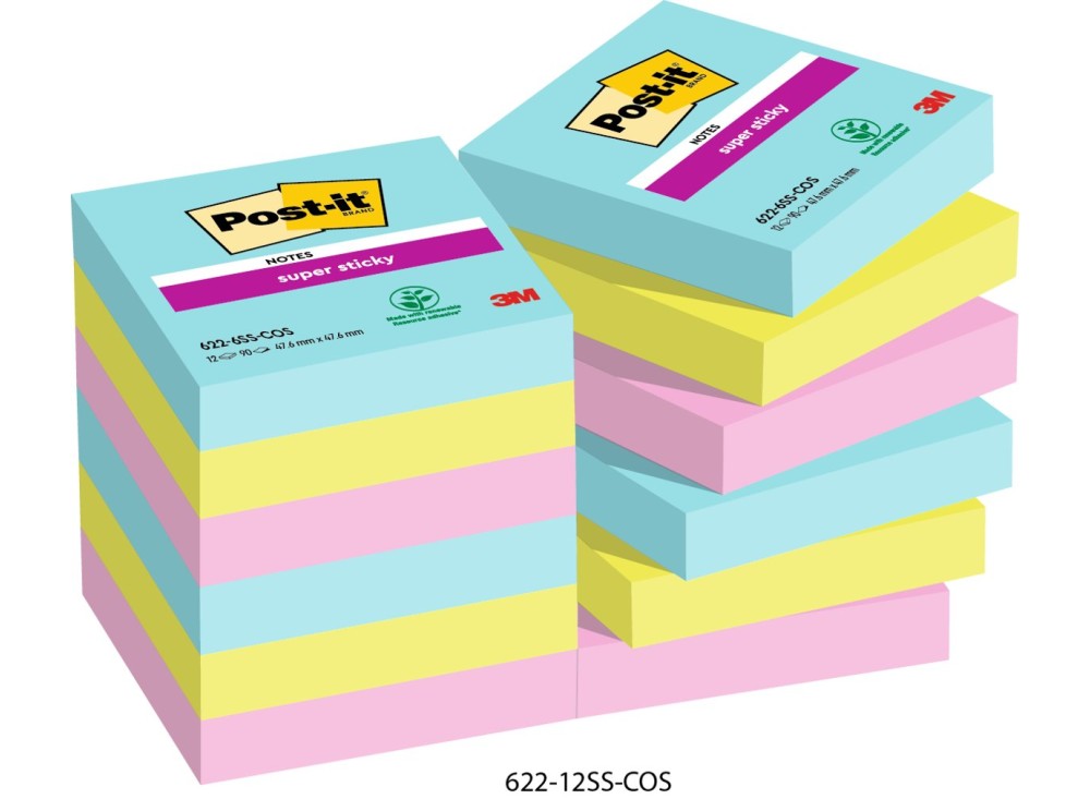 Super Sticky Cosmic, Super Adesivi, Varie Dimensioni