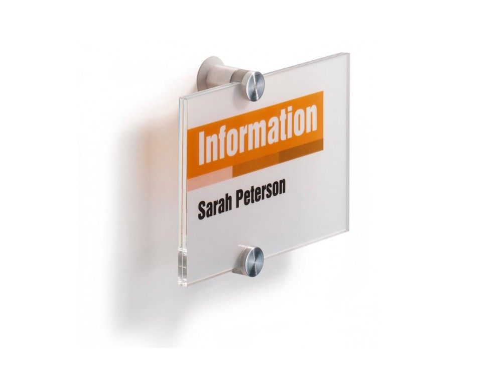 Targa Crystal Sign, per Porte e Pareti, Vari Formati