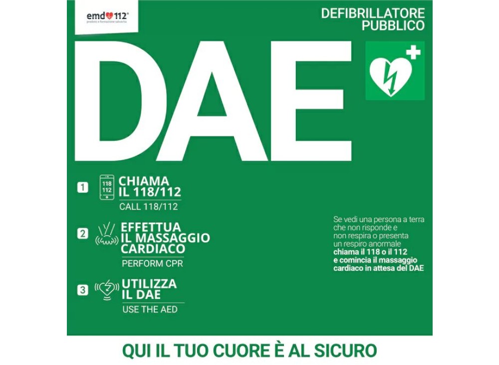 Targa Forex per Defibrillatore con Algoritmo di Intervento