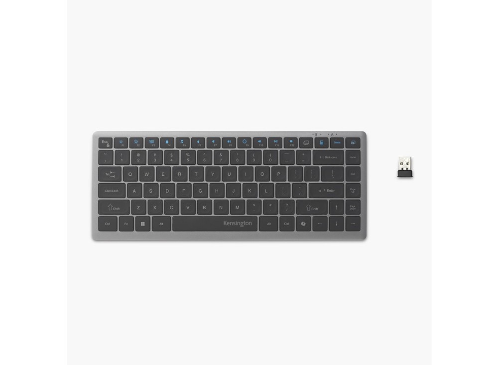 Tastiera compatta ricaricabile Bluetooth Kensington KB435 EQ