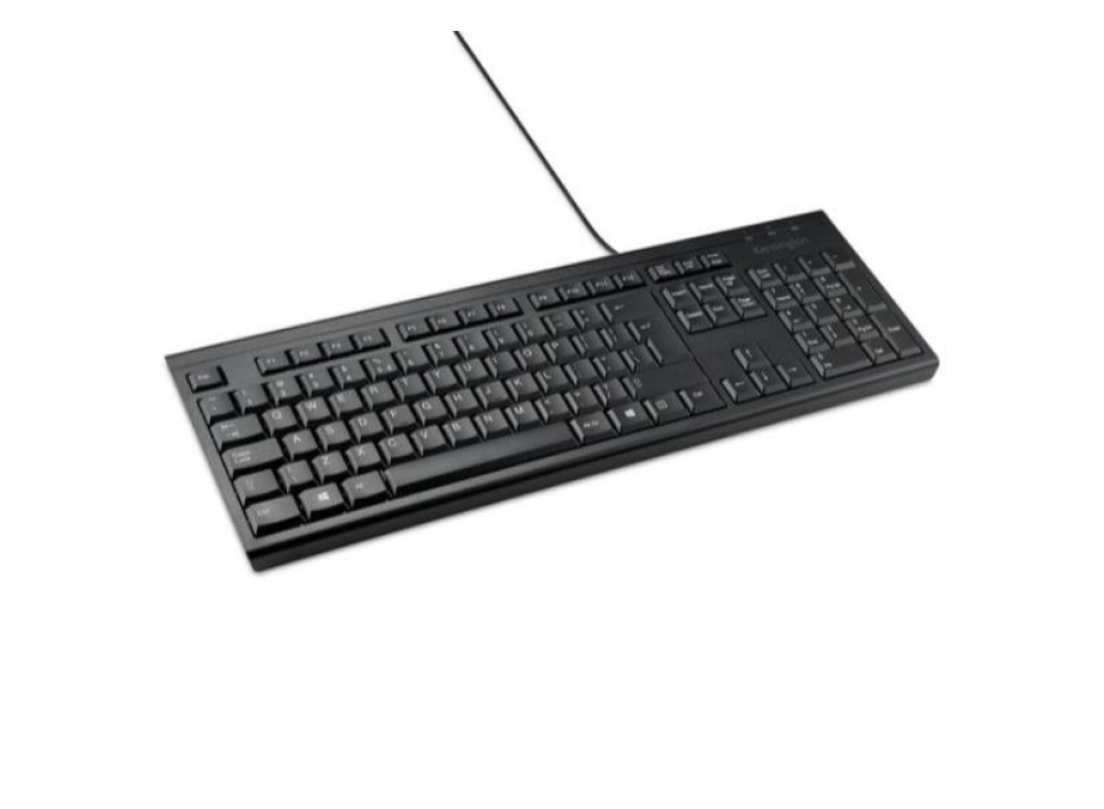 Tastiera con cavo USB layout italiano Kensington KB100 EQ