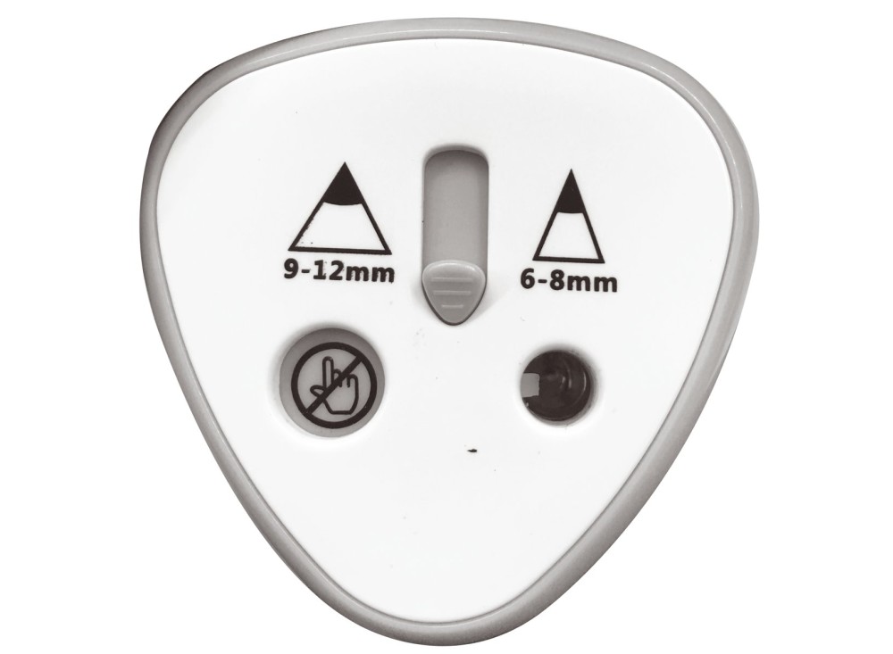 Temperamatite a Batteria con 2 Fori e Serbatoio