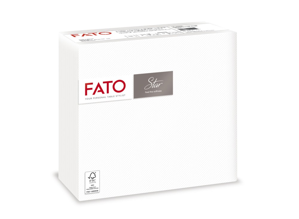 Tovaglioli Monouso 2 Veli Goffrati, Confezione pezzi 40, Formato cm 38x38, 100% Pura Cellulosa