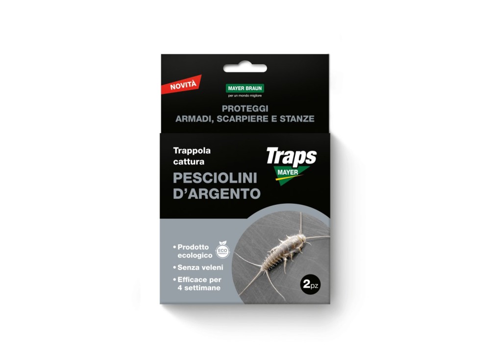 Trappola collante pesciolini d'argento Traps Mayer