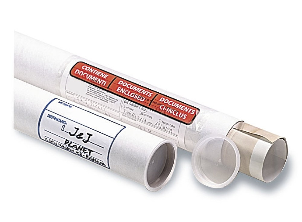 Tubo in Cartone, Contieni Documenti Disponibile in Diverse Lunghezze