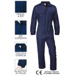 Tuta raso cotone felpato