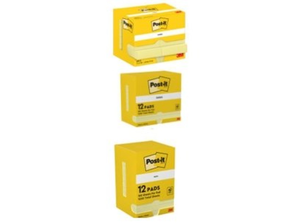 Value Pack Foglietti Post-it® Supersticky Giallo Canary, 20 Blocchetti + 4 omaggio