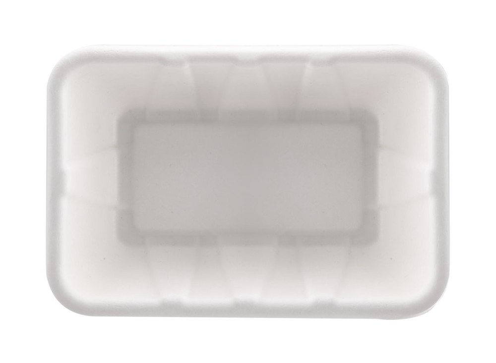 Vaschetta Porta Patatine in Polpa di Canna da Zucchero, Confezione da 125 Pezzi