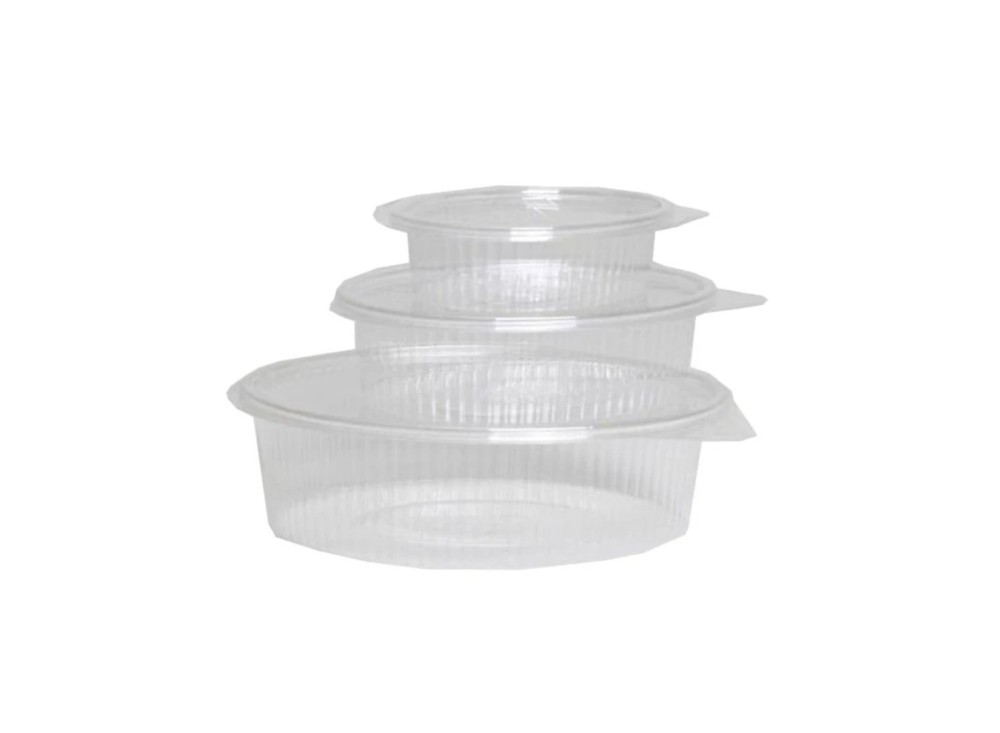 Vaschette Ovali in Plastica, Confezione da 50 Pezzi