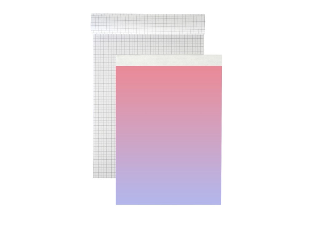 Worknotes, Blocco appunti, Block Notes, 60 Fogli da 50 Gr, Quadretti da 0,5 mm, Fondo in Robusto Cartoncino